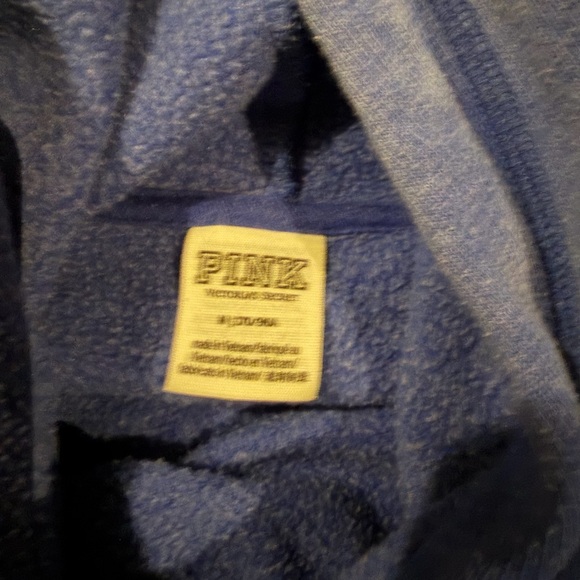 PINK Victoria's Secret Blue Hoodie - Picture 4 of 4